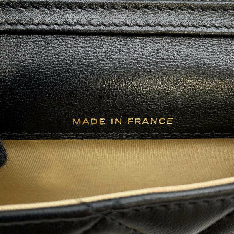 シャネル チェーンショルダーポーチ ミニ マトラッセ ココボール ラムスキン CHANEL ポシェット