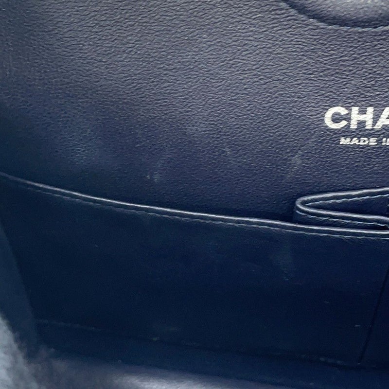 シャネル チェーンショルダーバッグ ココマーク ダブルチェーン デニム ツイード A01112 CHANEL