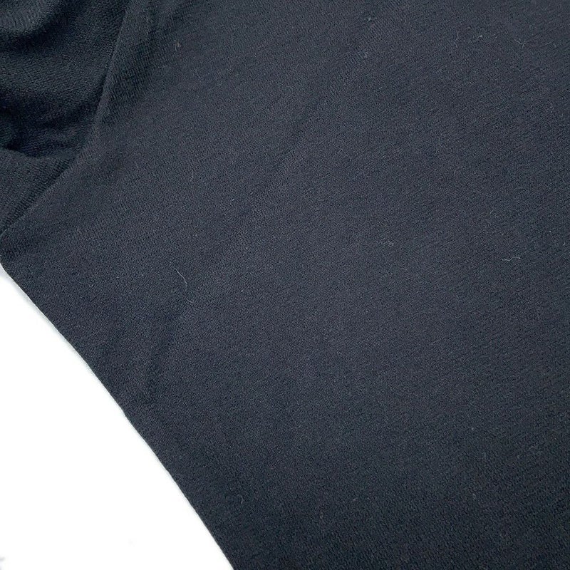 シャネル 長袖カットソー カメリア ロゴ コットン スパンコール レディースサイズXS P63300 CHANEL アパレル 黒