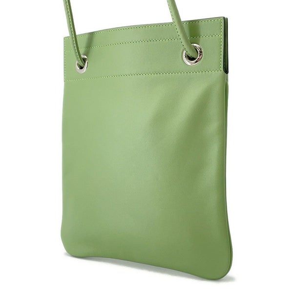 エルメス ショルダーバッグ サックアリーヌ ミニ ヴェールクリケット/シルバー金具 スイフト B刻印