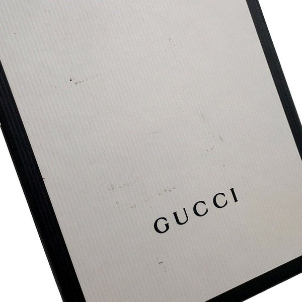 グッチ 二つ折り財布 オフィディア GG ミニウォレット スエード 523155 GUCCI 財布 黒