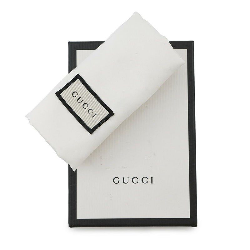 グッチ 二つ折り財布 オフィディア GG ミニウォレット スエード 523155 GUCCI 財布 黒