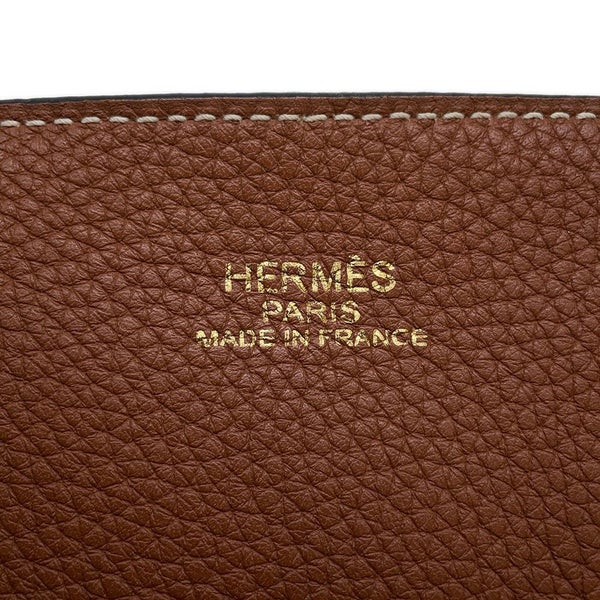 エルメス トートバッグ ドゥブルセンス45 ブルーニュイ/ゴールド トリヨンクレマンス C刻印