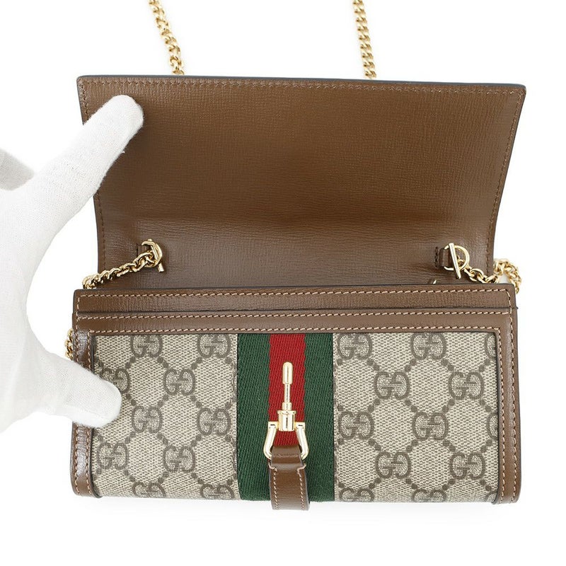 グッチ チェーンウォレット GGスプリーム ジャッキー1961 652681 GUCCI 財布