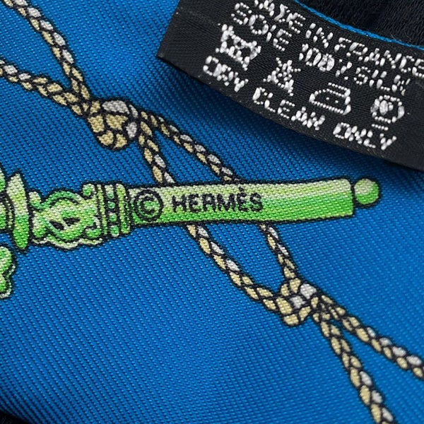 エルメス スカーフ ツイリー レクレアポア Les Cles a Pois HERMES シルクツイル