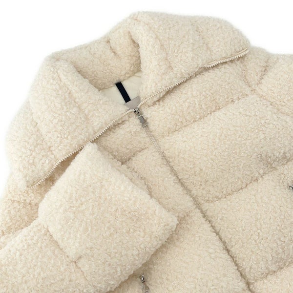 モンクレール ダウンジャケット BARBOT フェイクファー H20931A00014 レディースサイズ00 MONCLER