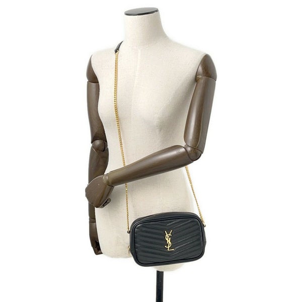 サンローランパリ ショルダーバッグ ルー ミニバッグ カーフレザー 748849 SAINT LAURENT PARIS 黒