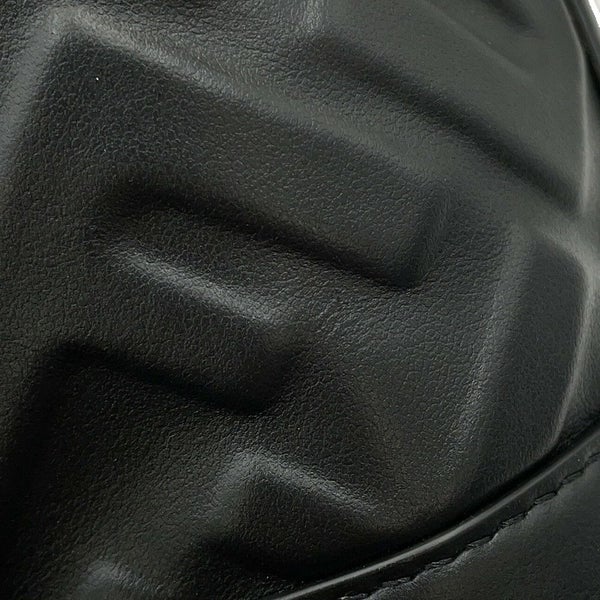 フェンディ ハンドバッグ レザー FFモチーフ モントレゾール ミニバッグ 8BS093 FENDI バッグ 2wayショルダーバッグ 黒
