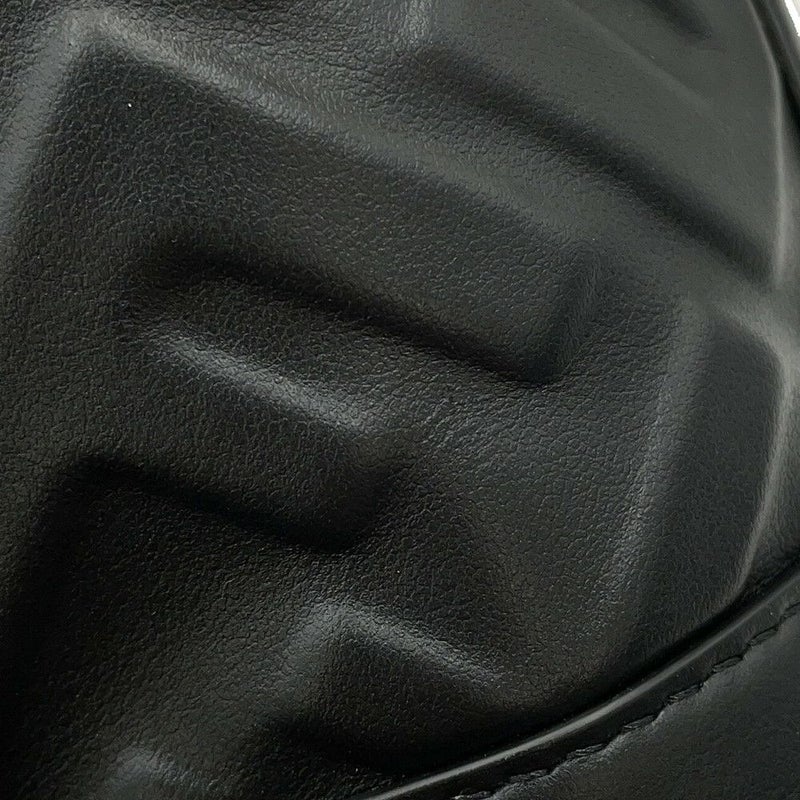 フェンディ ハンドバッグ レザー FFモチーフ モントレゾール ミニバッグ 8BS093 FENDI バッグ 2wayショルダーバッグ 黒