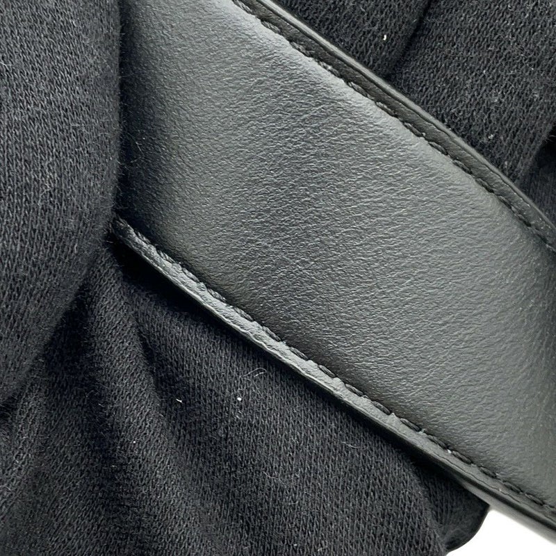 フェンディ ハンドバッグ レザー FFモチーフ モントレゾール ミニバッグ 8BS093 FENDI バッグ 2wayショルダーバッグ 黒