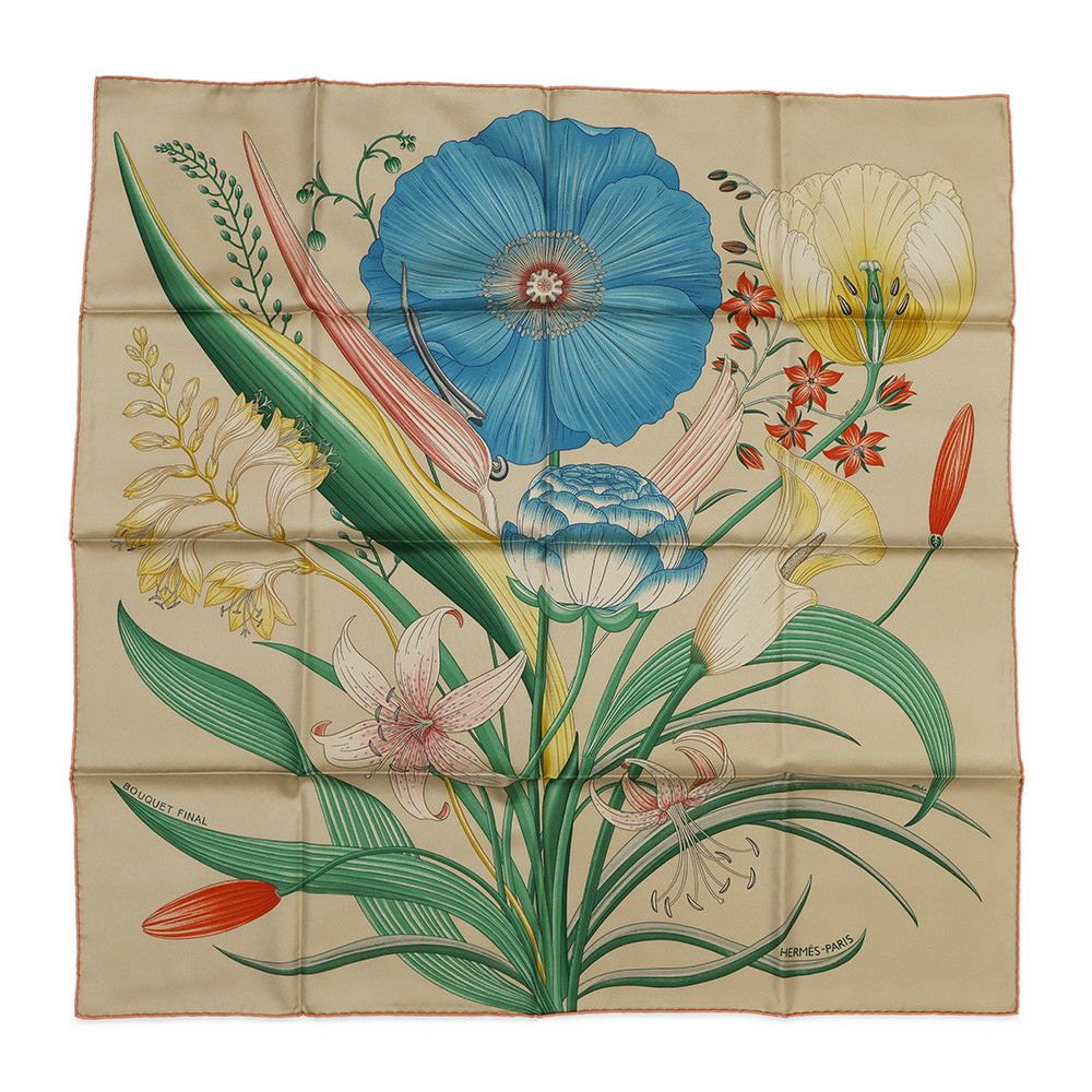 エルメス スカーフ カレ90 ブケ・フィナル Bouquet Final HERMES