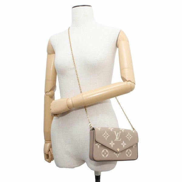 ルイヴィトン チェーンウォレット モノグラム・アンプラント ポシェット・フェリシー M82610 長財布