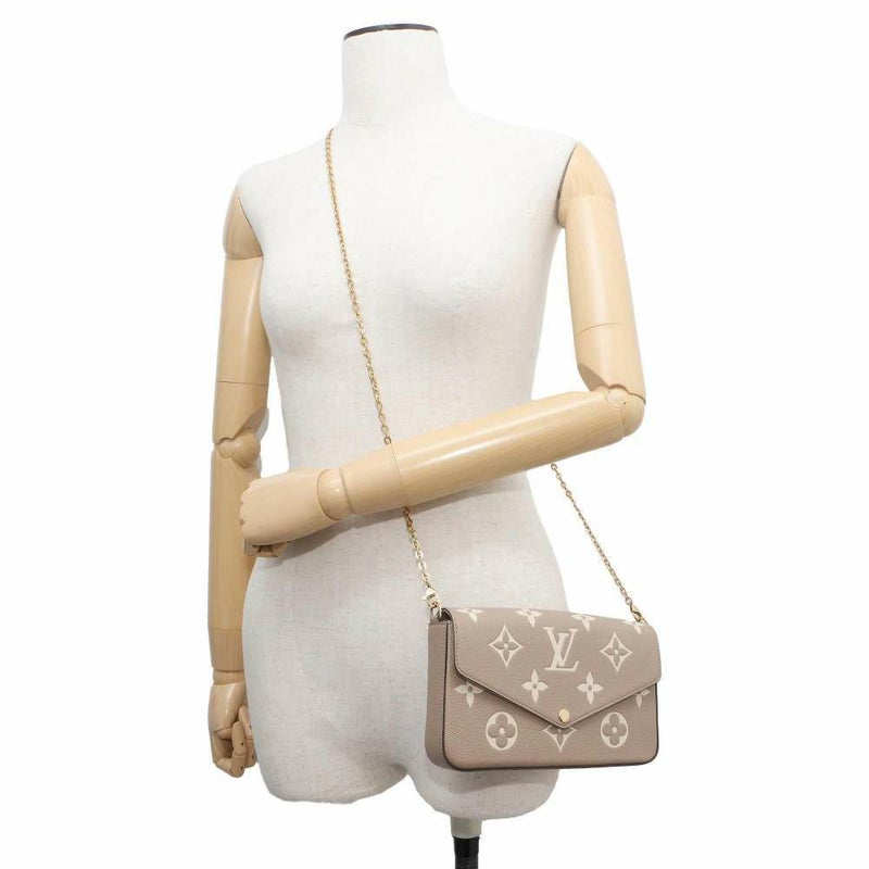 ルイヴィトン チェーンウォレット モノグラム・アンプラント ポシェット・フェリシー M82610 長財布