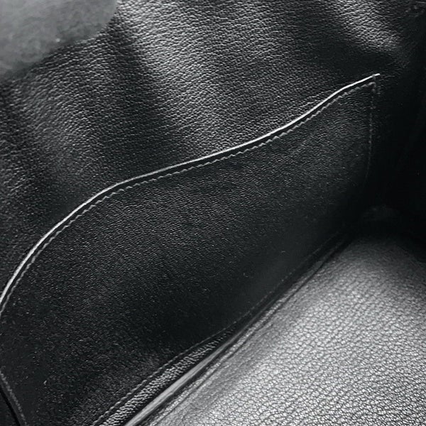 エルメス バーキン25 ブラック/ゴールド金具 トゴ U刻印 HERMES Birkin ハンドバッグ 黒