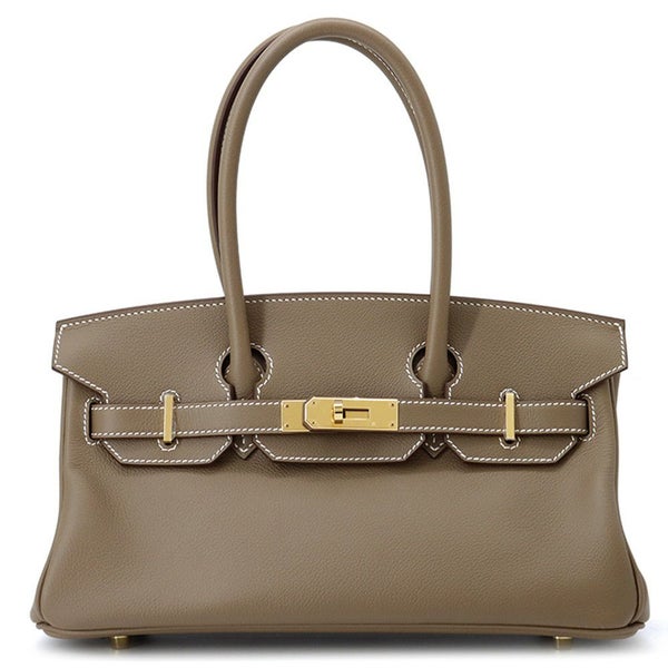 エルメス ショルダーバーキン29 エトゥープ/ゴールド金具 エバーカラー K刻印 HERMES Birkin