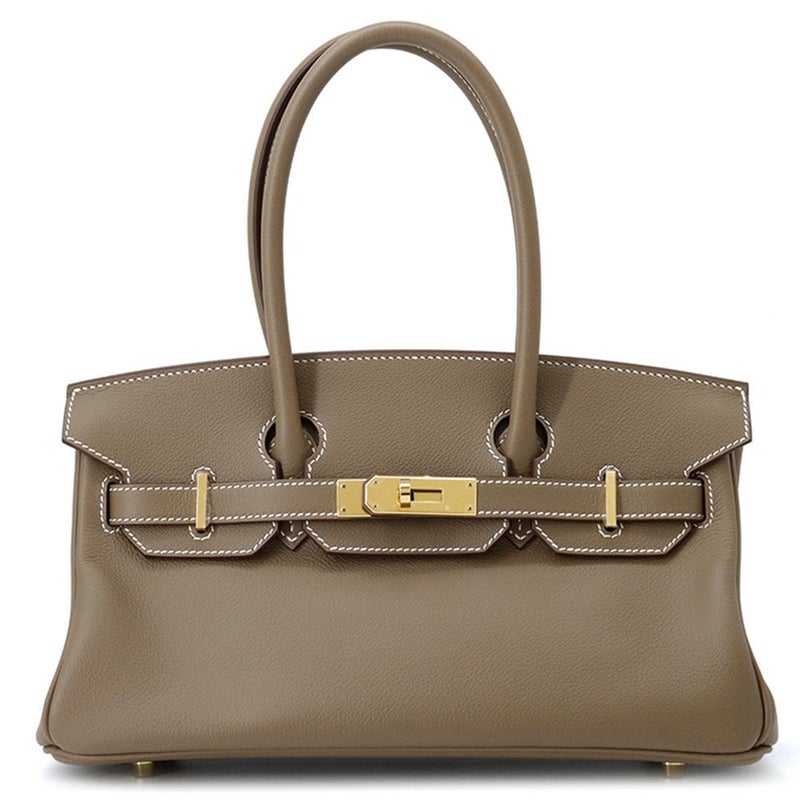 エルメス ショルダーバーキン29 エトゥープ/ゴールド金具 エバーカラー K刻印 HERMES Birkin