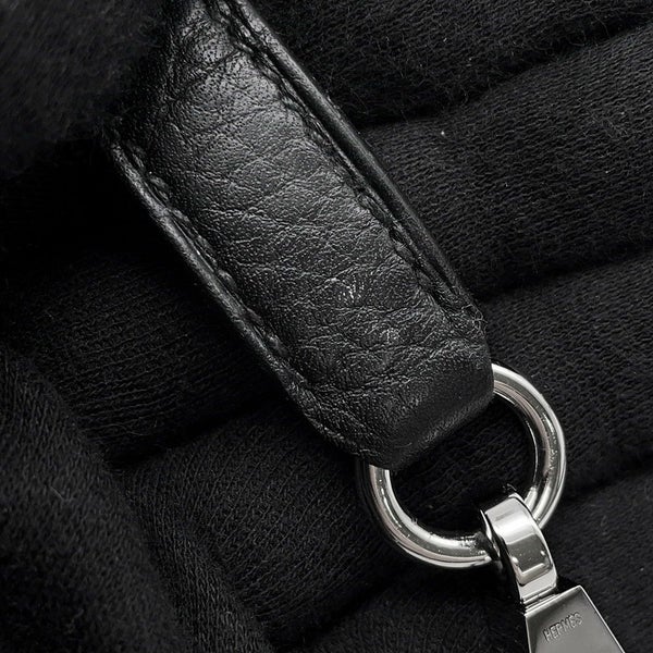 エルメス ハンドバッグ ボリード31 ブラック/シルバー金具 トリヨンクレマンス □O刻印 2wayショルダー 黒