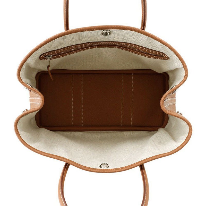 エルメス トートバッグ ガーデンパーティTPM ゴールド/シルバー金具 ネゴンダ B刻印