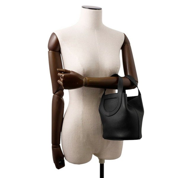 エルメス トートバッグ インザループ 18 ブラック/ゴールド金具 トリヨンクレマンス B刻印 黒