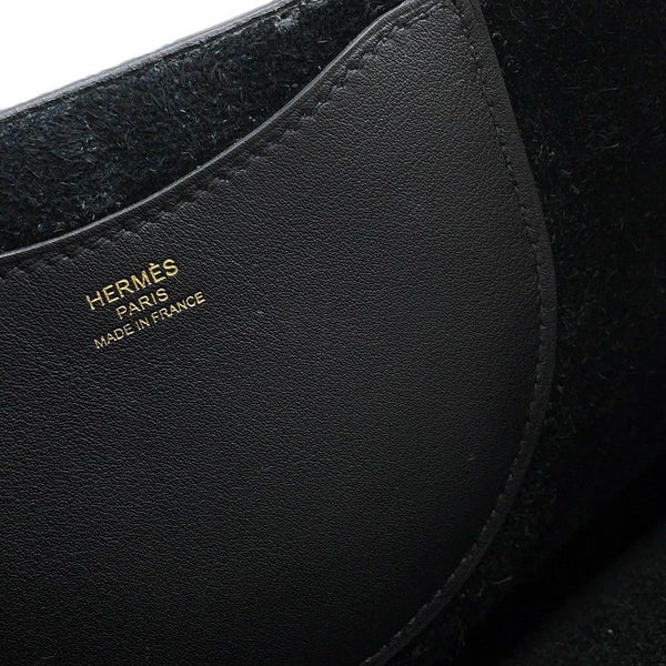 エルメス トートバッグ インザループ 18 ブラック/ゴールド金具 トリヨンクレマンス B刻印 黒
