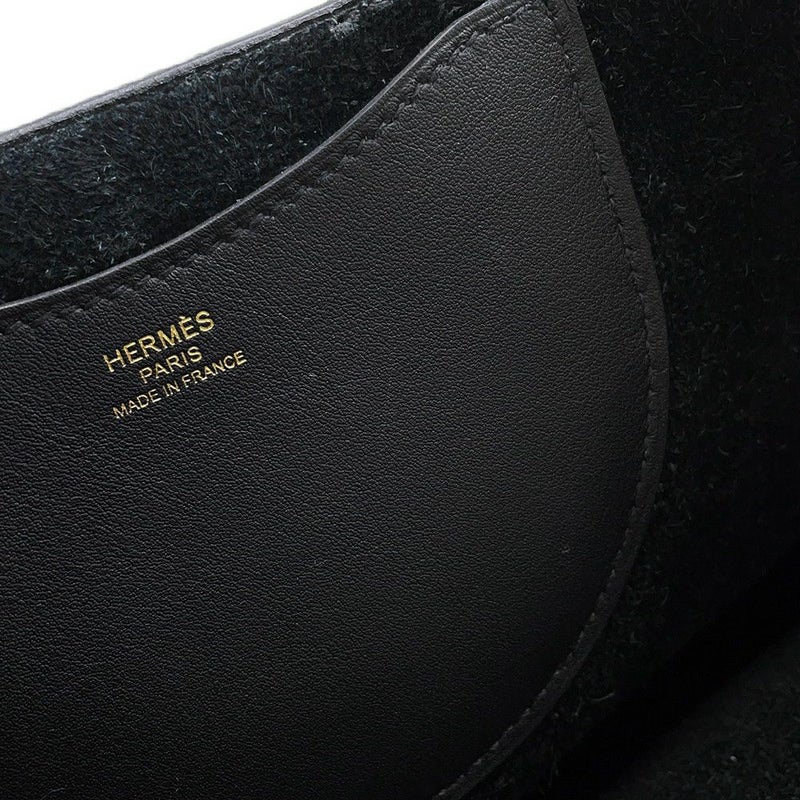 エルメス トートバッグ インザループ 18 ブラック/ゴールド金具 トリヨンクレマンス B刻印 黒
