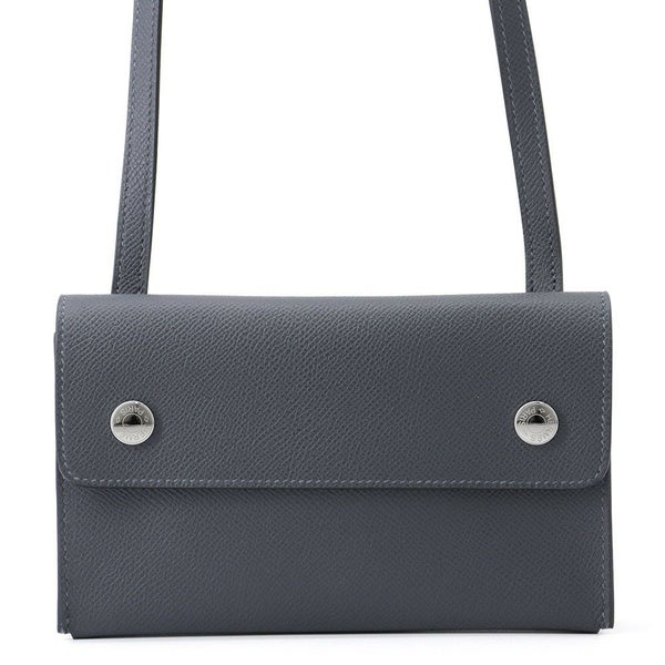 エルメス ショルダーウォレット ナップ トゥーゴー グリミスティ/シルバー金具 エプソン K刻印