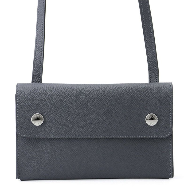 エルメス ショルダーウォレット ナップ トゥーゴー グリミスティ/シルバー金具 エプソン K刻印