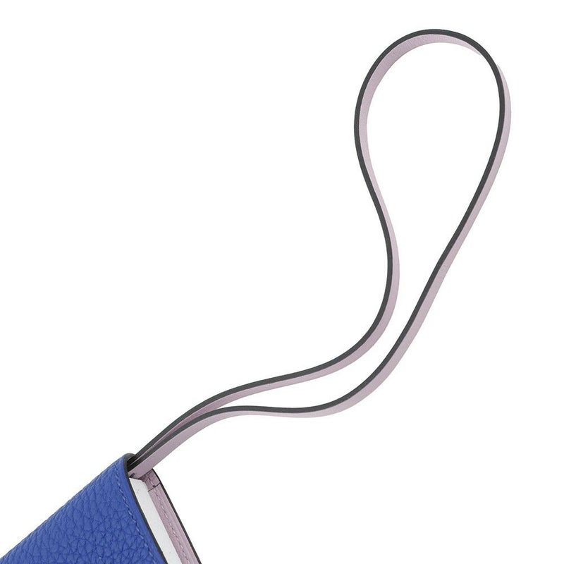 エルメス バッグチャーム ユリス ナノ ヴェルソ ブルーフランス/モーヴシルベストル トゴ/スイフト Z刻印