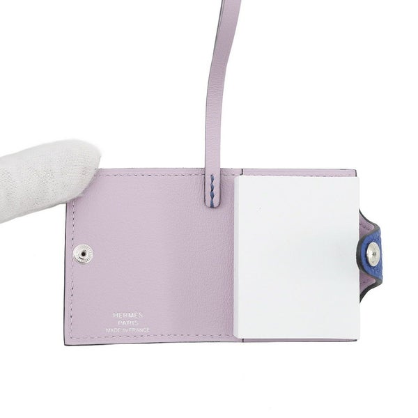 エルメス バッグチャーム ユリス ナノ ヴェルソ ブルーフランス/モーヴシルベストル トゴ/スイフト Z刻印