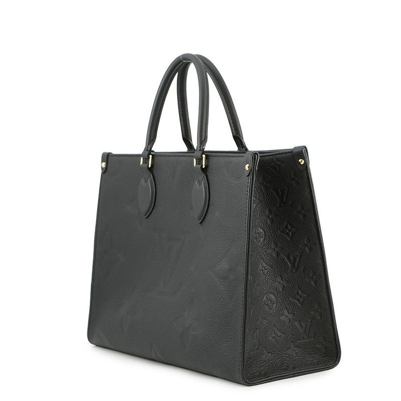 ルイヴィトン トートバッグ モノグラム・アンプラント オンザゴーMM M45595 2way ショルダーバッグ ブラック 黒