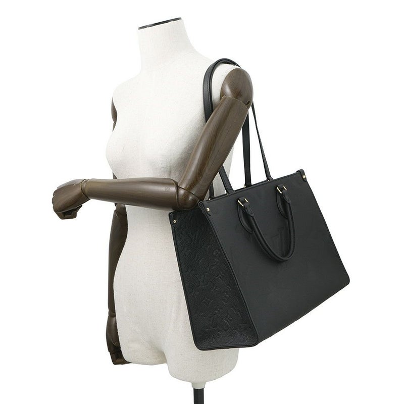 ルイヴィトン トートバッグ モノグラム・アンプラント オンザゴーMM M45595 2way ショルダーバッグ ブラック 黒