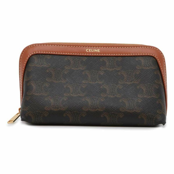 セリーヌ ポーチ トリオンフ コスメティック ポーチ 4G1622CZJ.04LU CELINE 化粧ポーチ