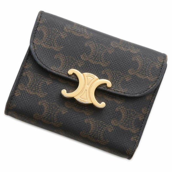 セリーヌ 三つ折り財布 スモールウォレット トリオンフ 10D783 CELINE 財布