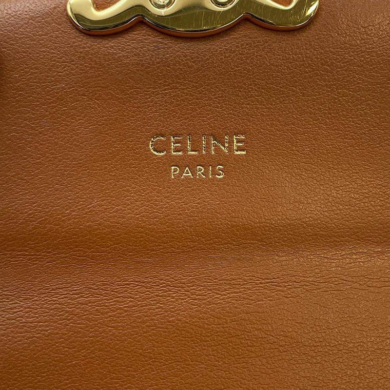 セリーヌ 三つ折り財布 スモールウォレット トリオンフ 10D783 CELINE 財布