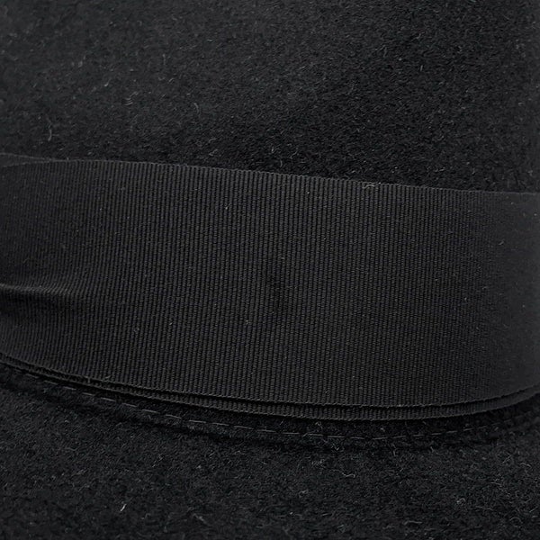 エルメス ハット ミニクー ハート フォーブルラブ フェルト サイズ57 HERMES 帽子 黒