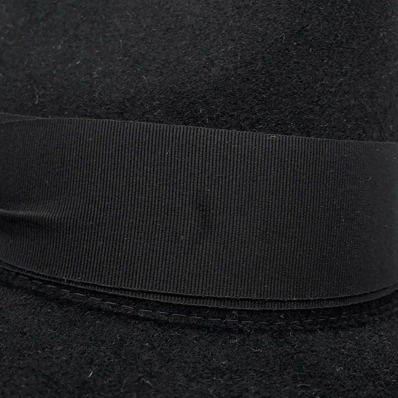 エルメス ハット ミニクー ハート フォーブルラブ フェルト サイズ57 HERMES 帽子 黒