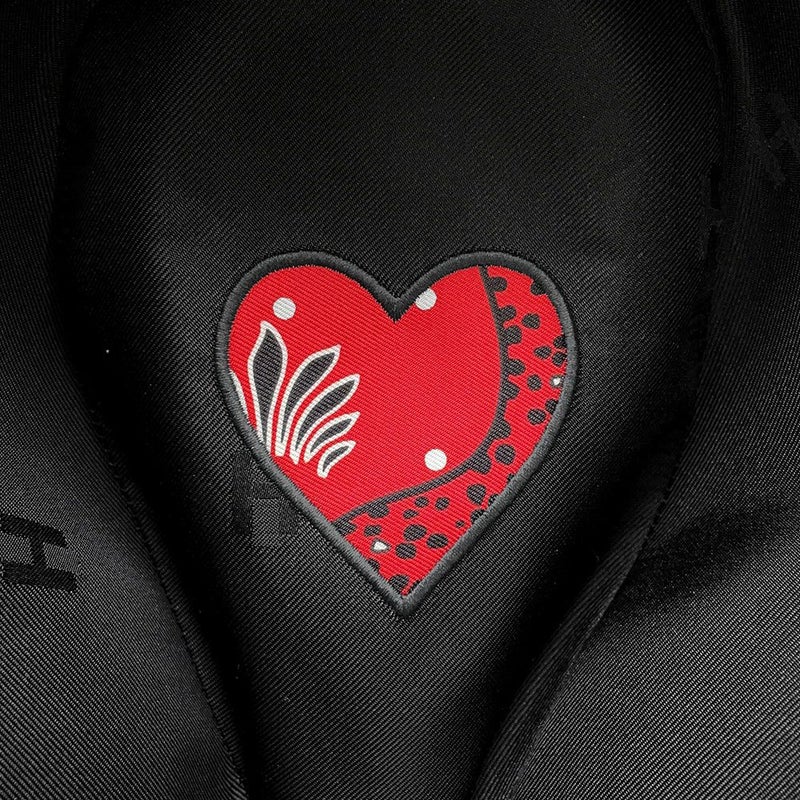 エルメス ハット ミニクー ハート フォーブルラブ フェルト サイズ57 HERMES 帽子 黒