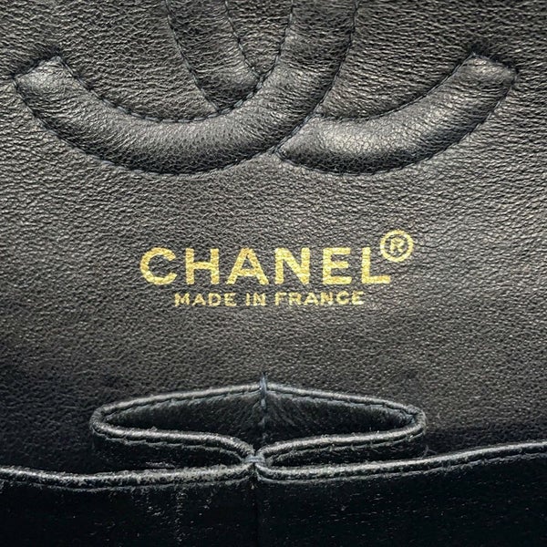 シャネル チェーンショルダーバッグ マトラッセ23 ココマーク ダブルチェーン キャビアスキン A01113 CHANEL 黒
