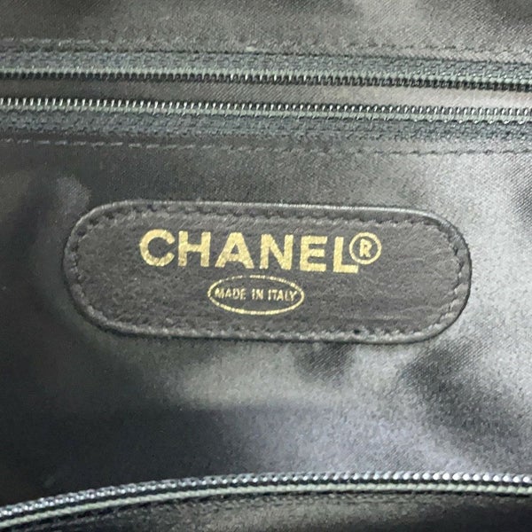 シャネル チェーントートバッグ ココマーク スーパーモデルバッグ キャビアスキン A01992 黒