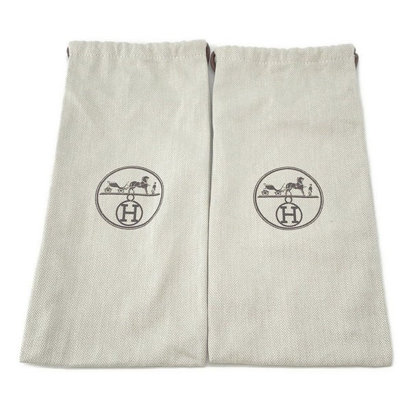 エルメス サンダル オラン ベルベット レディースサイズ38 1/2 HERMES 靴 黒