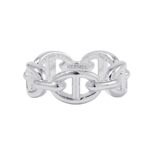 エルメス リング シェーヌダンクル アンシェネPM Enchainee SV925シルバー リングサイズ54 HERMES ジュエリー