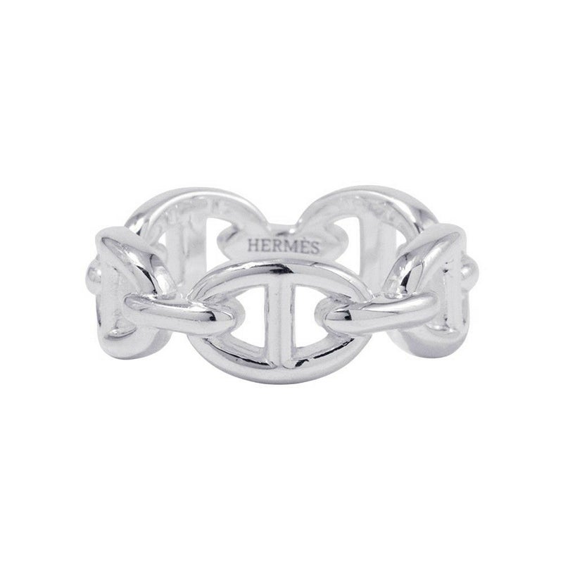エルメス リング シェーヌダンクル アンシェネPM Enchainee SV925シルバー リングサイズ54 HERMES ジュエリー