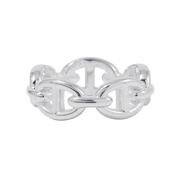 エルメス リング シェーヌダンクル アンシェネPM Enchainee SV925シルバー リングサイズ54 HERMES ジュエリー