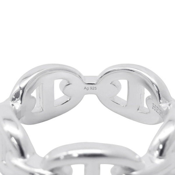 エルメス リング シェーヌダンクル アンシェネPM Enchainee SV925シルバー リングサイズ54 HERMES ジュエリー