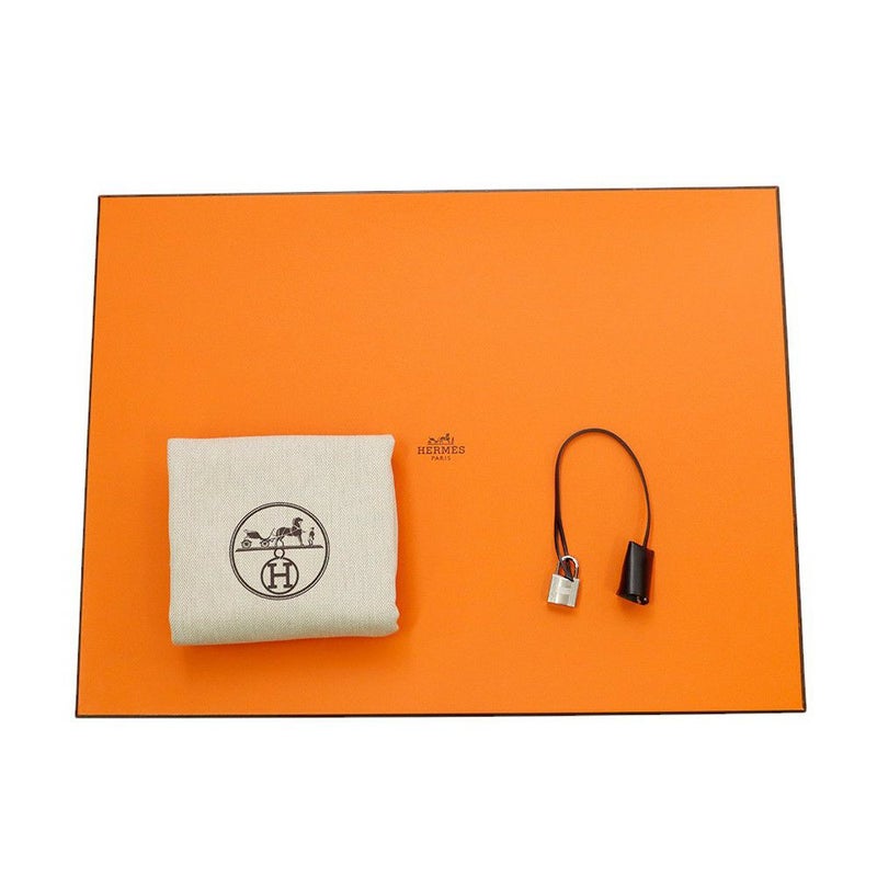 エルメス エールバッグジップPM ブラック/ブルー/シルバー金具 トワルミリタリー/ヴァッシュハンター W刻印