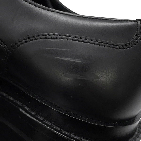 エルメス ローファー ダービー ファースト グラッセ レディースサイズ35 1/2 HERMES 靴 黒