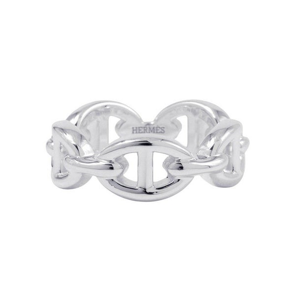エルメス リング シェーヌダンクル アンシェネPM Enchainee SV925シルバー リングサイズ50 HERMES ジュエリー