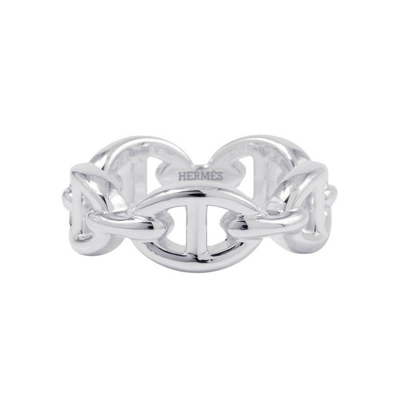 エルメス リング シェーヌダンクル アンシェネPM Enchainee SV925シルバー リングサイズ50 HERMES ジュエリー