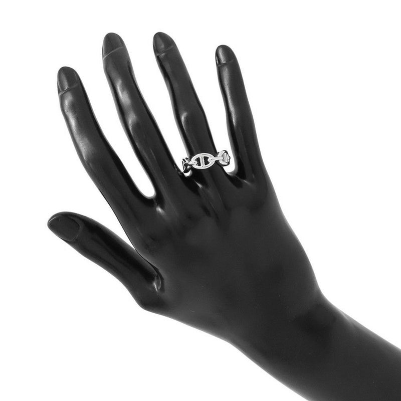 エルメス リング シェーヌダンクル アンシェネPM Enchainee SV925シルバー リングサイズ50 HERMES ジュエリー