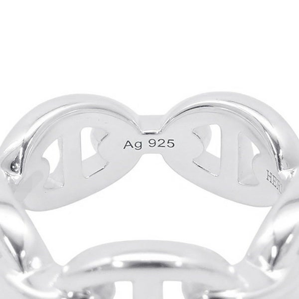 エルメス リング シェーヌダンクル アンシェネPM Enchainee SV925シルバー リングサイズ50 HERMES ジュエリー